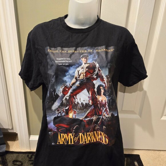 Evil Dead Army of Darkness Movie Poster Graphic T-Shirt Size Medium - Picture 2 of 7